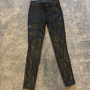 White House Black Market Faux Leather Pant